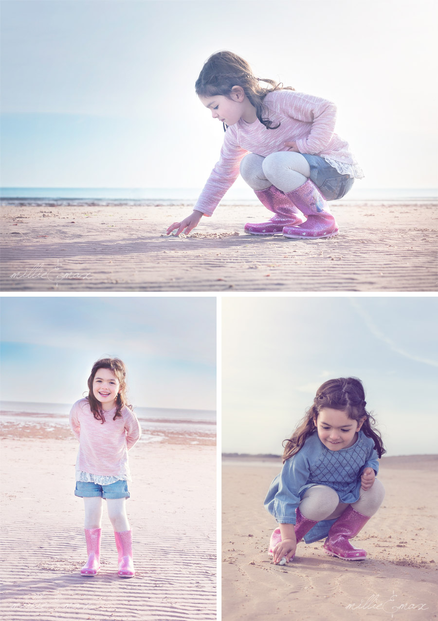 Autumn Beach Shoot Children's Photography by Millie and Max, Littlehampton, West Sussex