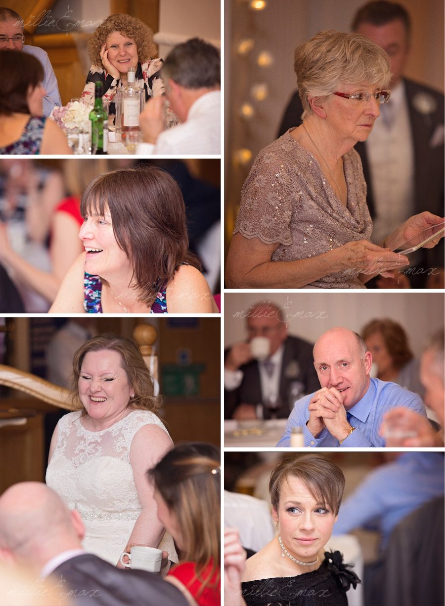 Winter wedding at the Cottesmore Golf and Country Club in Horsham, West Sussex. Copyright Millie and Max Photography